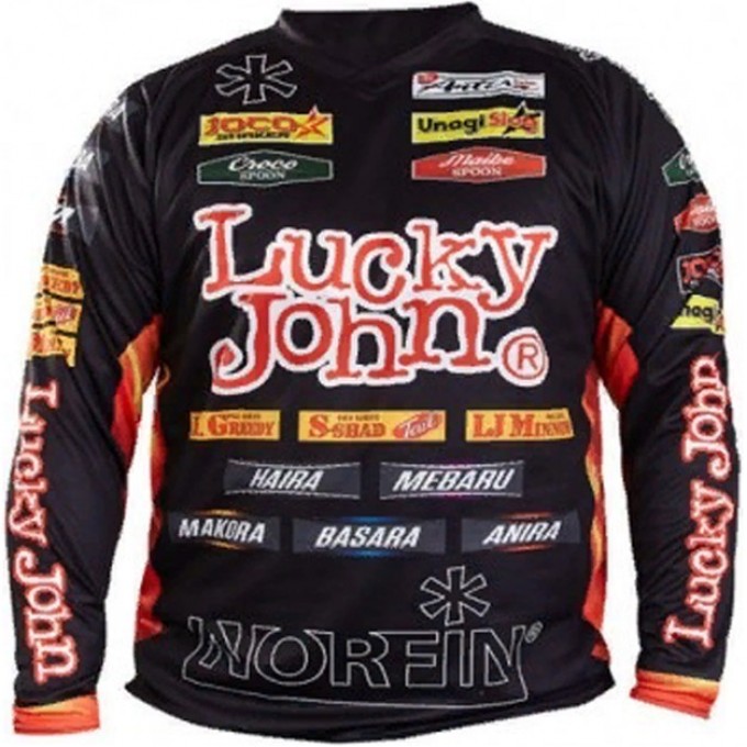 Футболка NORFIN & LUCKY JOHN чёрная 04 р.XL AM-150-XL