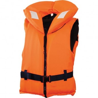 Жилет спасательный с воротником на молнии NORFIN 100N 10-20кг оранжевый