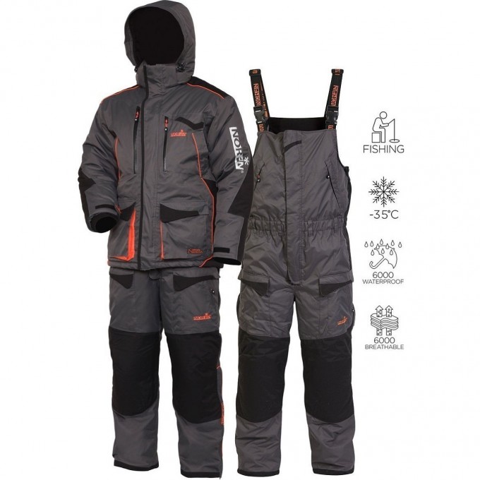 Костюм зимний NORFIN DISCOVERY GRAY 01 Р.s 451101-S