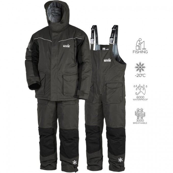 Костюм зимний NORFIN ELEMENT GRAY 02 р.M 439202-M