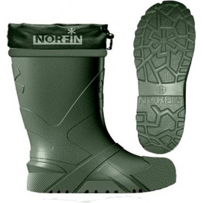 Сапоги зимние NORFIN BERINGS с манжетой олива -45С EVA р.42-43 14861-4243