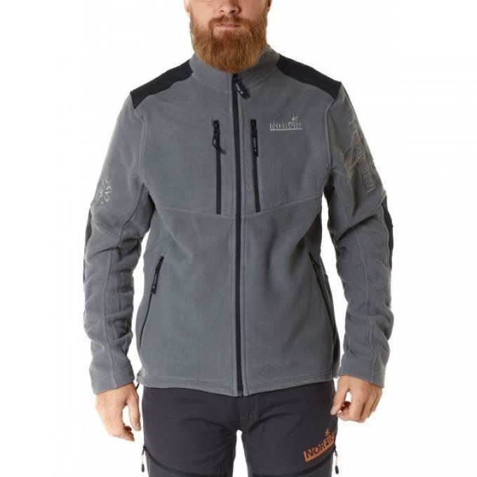 Джемпер флисовый NORFIN GLACIER GRAY 05 Р.xxl 477105-XXL
