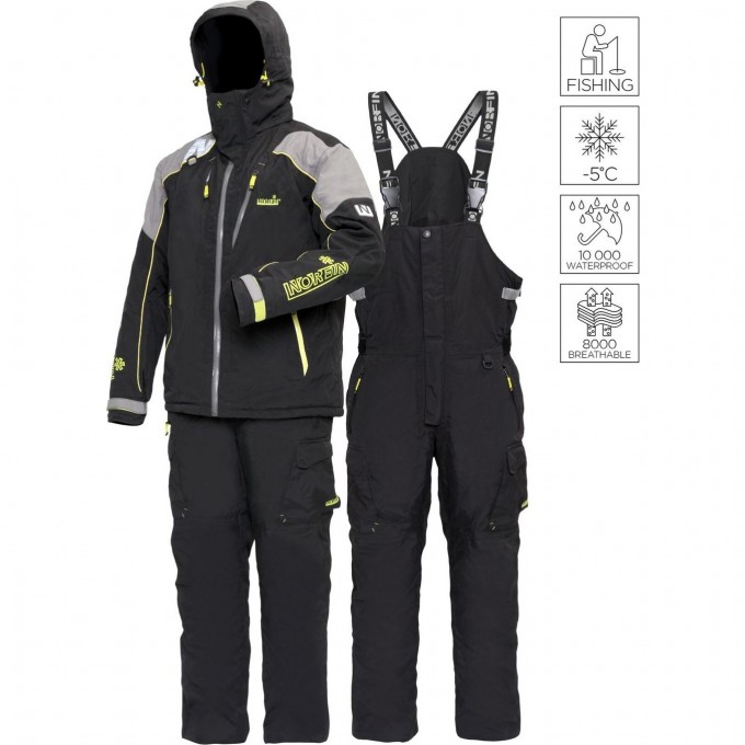 Костюм демисезонный NORFIN VERITY чёрный 01 р.S 716001-S