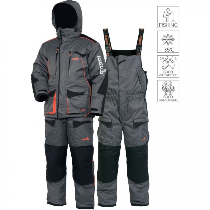 Костюм зимний NORFIN DISCOVERY GRAY 03 Р.l-L 451103-L-L