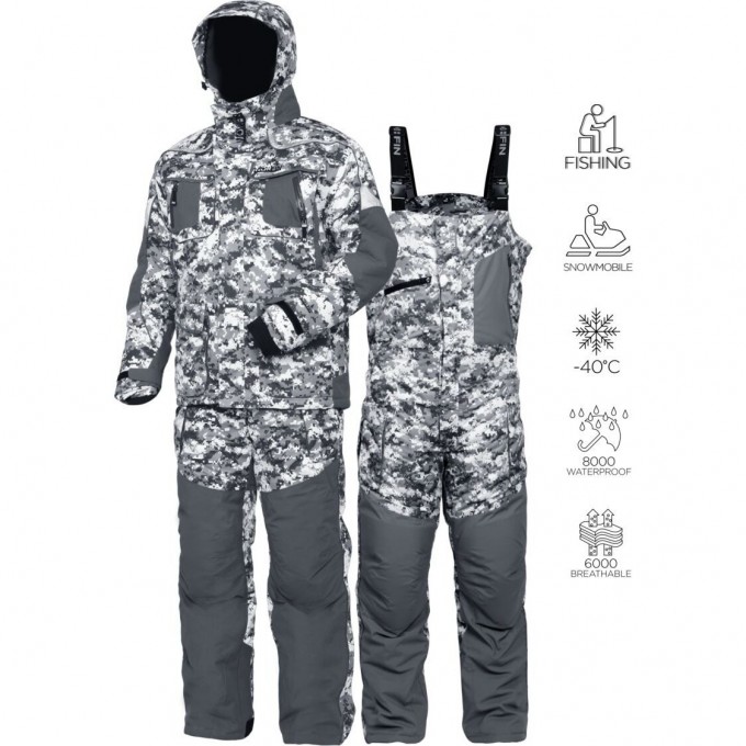 Костюм зимний NORFIN EXPLORER CAMO 01 р.S 340101-S
