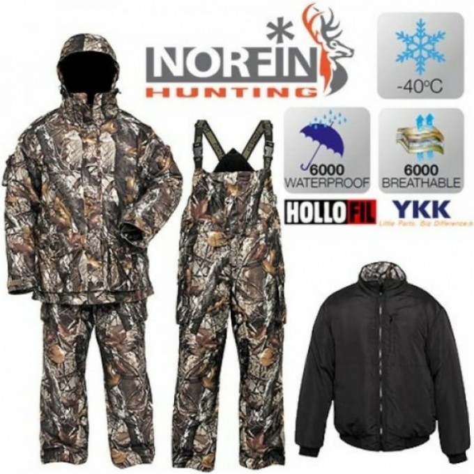 Костюм зимний NORFIN HUNTING NORTH STAIDNESS 05 р.XXL 718005-XXL