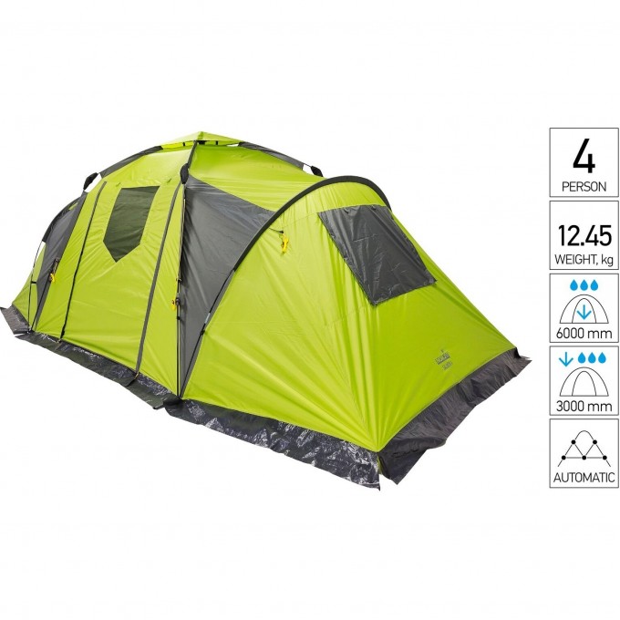 Палатка автоматическая 4-х мест. NORFIN SALMON 4 NF NF-10409