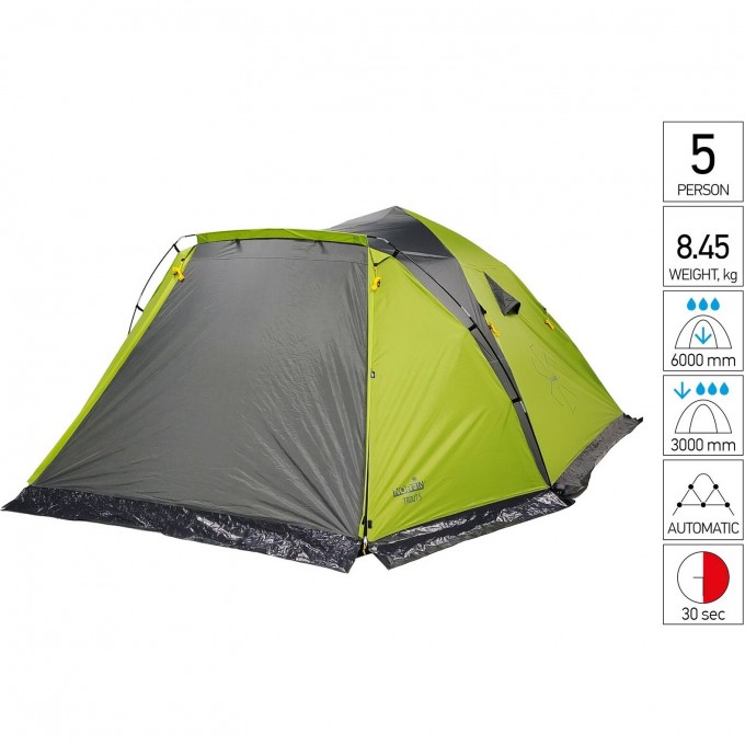 Палатка автоматическая 5-ти местная NORFIN TROUT 5 NF NF-10410