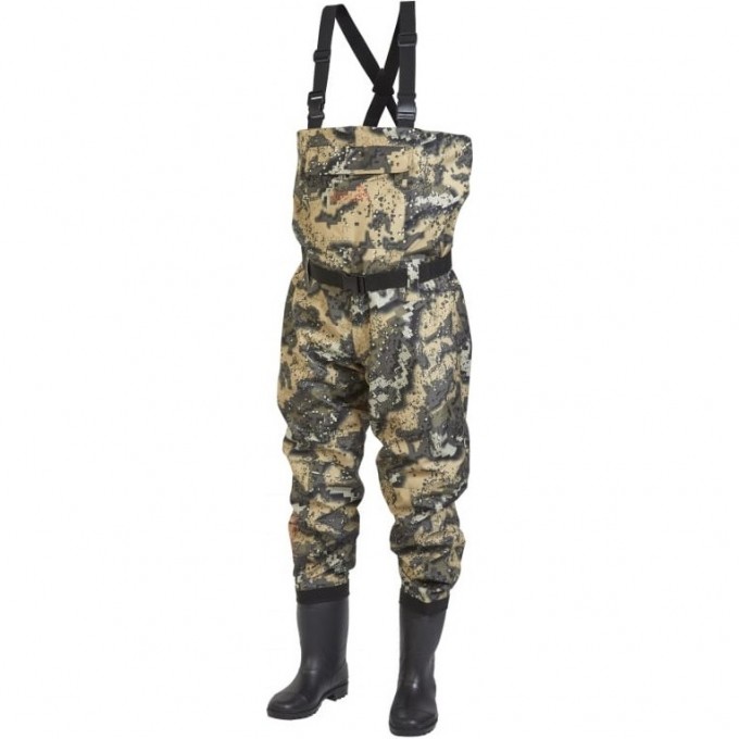 Полукомбинезон забродный NORFIN RAPID CAMO Р.45 81246-45