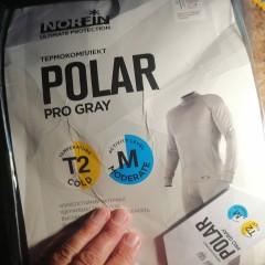Термобелье NORFIN POLAR PRO GRAY р.S
